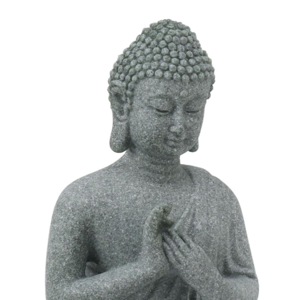 Grey Oriental Stone Carving Ornament Courtyard Sandstone Figurine  Courtyard Landscape Ornament