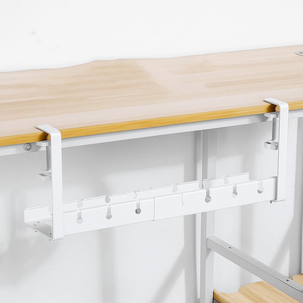 No Drilling Retractable Cable Storage Rack Space Saving Metal Cable Tray  for Home