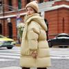 Girls Mid-length Thick Winter Down Jacket Stylish Coat