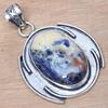 Pendant Sodalite Gemstone Valentine'Day Gift Silver Jewelry 2"