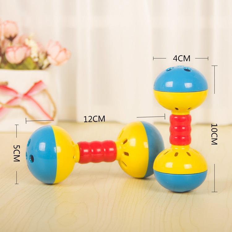 Baby Toys Educational Early Education Newborn Baby 0-1 Years 3-6 Months Boy And Girl Hand Scratching Teething Glue Rattle Toy