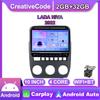 Автомобильное радио на базе Android для LADA NIVA 2022 с кнопочной ручкой, 10-дюймовый мультимедийный плеер, навигация, GPS Carplay 2 + 32 ГБ