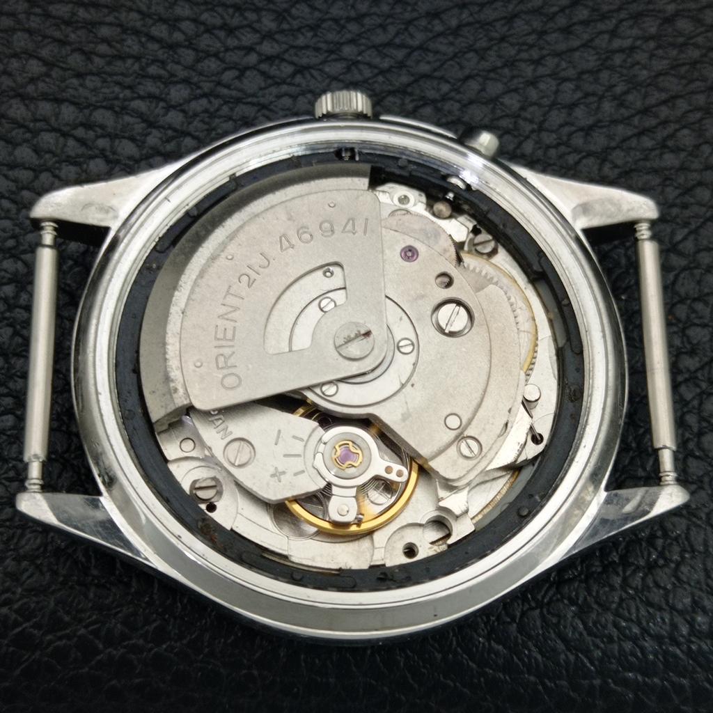 ЯПОНИЯ ВИНТАЖНЫЕ ORIENT CRYSTAL АВТОМАТИЧЕСКИЕ 46941 МУЖСКИЕ ОРИГИНАЛЬНЫЕ ЧАСЫ С ЦИФЕРБЛАТОМ a704969-1