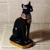 Статуэтка богини Луны и кошки в египетском стиле из смолы, коллекционная статуэтка для домашнего декора