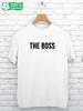 Футболка с принтом THE BOSS