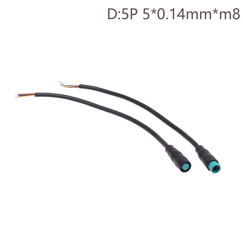 Аксессуары для электровелосипедов Дополнительный кабель Водонепроницаемый разъем Дисплей Pin Base Разъем 2/3/4/5/6Pin Кабель