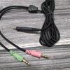 Плетеный кабель UNP для Sennheiser Game One PC 373D GSP350 GSP500 Кабель для наушников Лучшие звуковые диапазоны Удобный в использовании провод