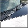 Для Hummer H2 2003-2009 Нержавеющая сталь Декоративная сетка вентиляционного отверстия капота автомобиля Наклейка Внешние Модифицированные Автоаксессуары