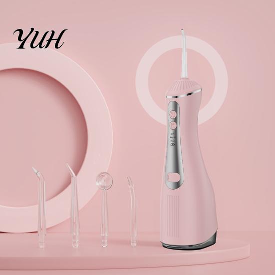Orthodontic Oral Irrigator Cordless Electric Water Flosser, 3 Pressure Modes And 4 Nozzles Design, 330ml Capacity Pick for Braces Tank, Rechargeable