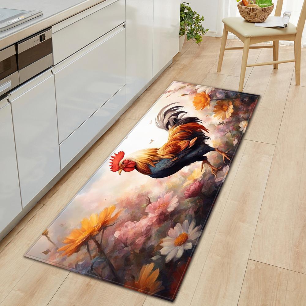 Коврик для пола на кухне, коврик для входа в ванную комнату, декор гостиной, длинный ковер для спальни, коридора, балконной двери, нескользящий коврик для ног