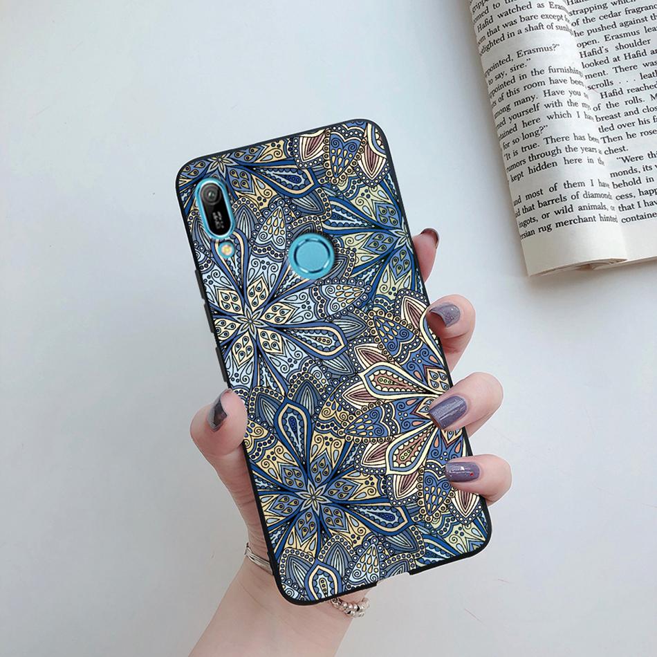 Чехол для Huawei Y6s 2019 Чехол для телефона Huawei Y9s Модный Цветочный Мягкий Силиконовый Задний Чехол Для Huawei Y6 Pro 2019 MRD-LX2 Y 6S Чехол