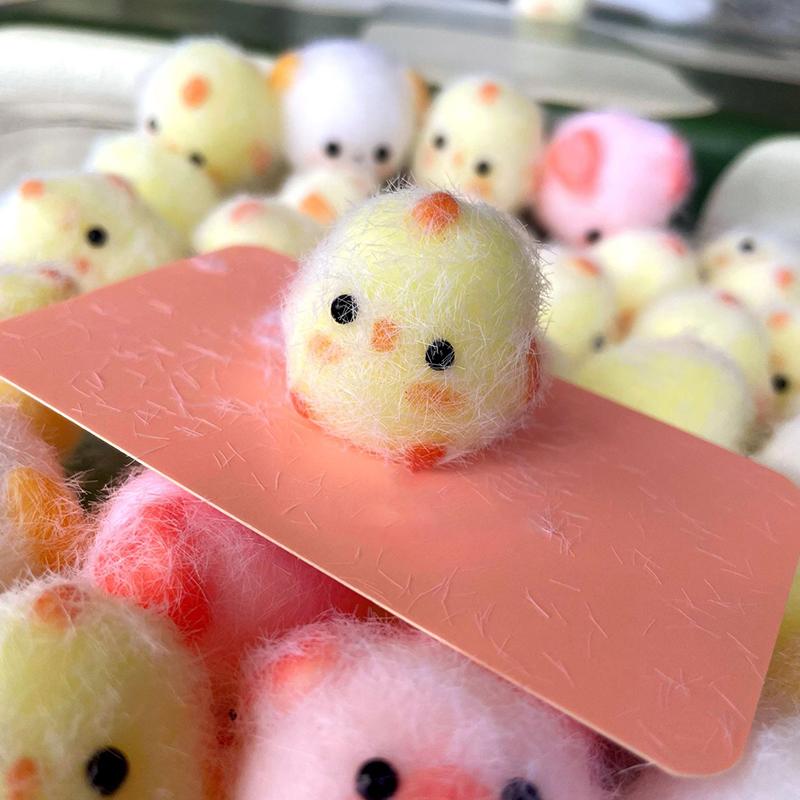 1 шт., липкая мягкая игрушка для снятия стресса в виде цыпленка, свиньи, собаки, симпатичная игрушка для снятия стресса с помощью сжимаемого силиконового брелок-сумки