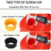 6 Pack Gas Can Spout Replacement Old Style with Pour Nozzle Vent Cap Drill Bit Gaskets Screw Cap Universal fit Most of Fuel Water Container 1 2 5 10