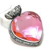 Pink Kunzite Gemstone Handmade 925 Sterling Silver Jewelry Pendant 1.69" L7d37