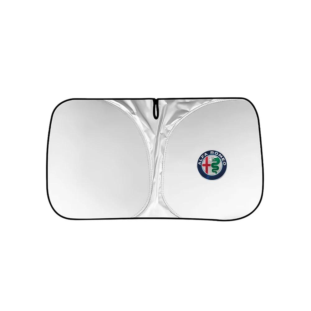 Car Sticker For Alfa Romeo 159 147 Car Folding Windshield Sunshade Cover Front Window UV Protection For Alfa Romeo 147 159 Giuli zj3