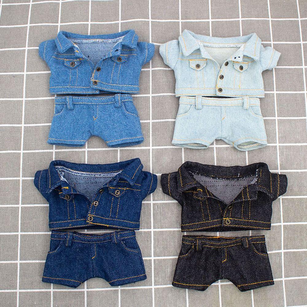 Coat Tops 15cm/20cm Doll Jeans Fashion Cotton Jacket 15cm/20cm Doll Clothes Jeans Clothes Suit