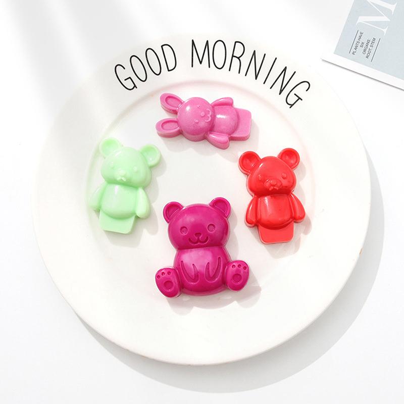 Bear Silicone Mold Cute Cartoon Animal Chocolate Cake Baking Mould Kitchen Baking Tool Kids Complementary Food Tools
