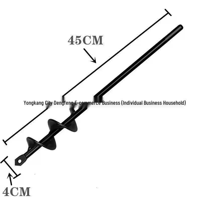Шнек для земли Спиральное сверло для рыхления садовой почвы