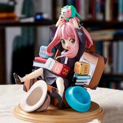 Аниме Spy X Family Anya, фигурка, игрушки Loid Yor Forger, Chibi Anua, фигурка с базовой фигуркой, модель куклы из ПВХ, игрушки, подарки для детей