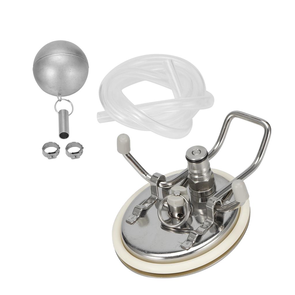 Крышка для бочонка из нержавеющей стали для домашнего пивоварения с плавающим шариком для пивной трубки для кегов Kegland