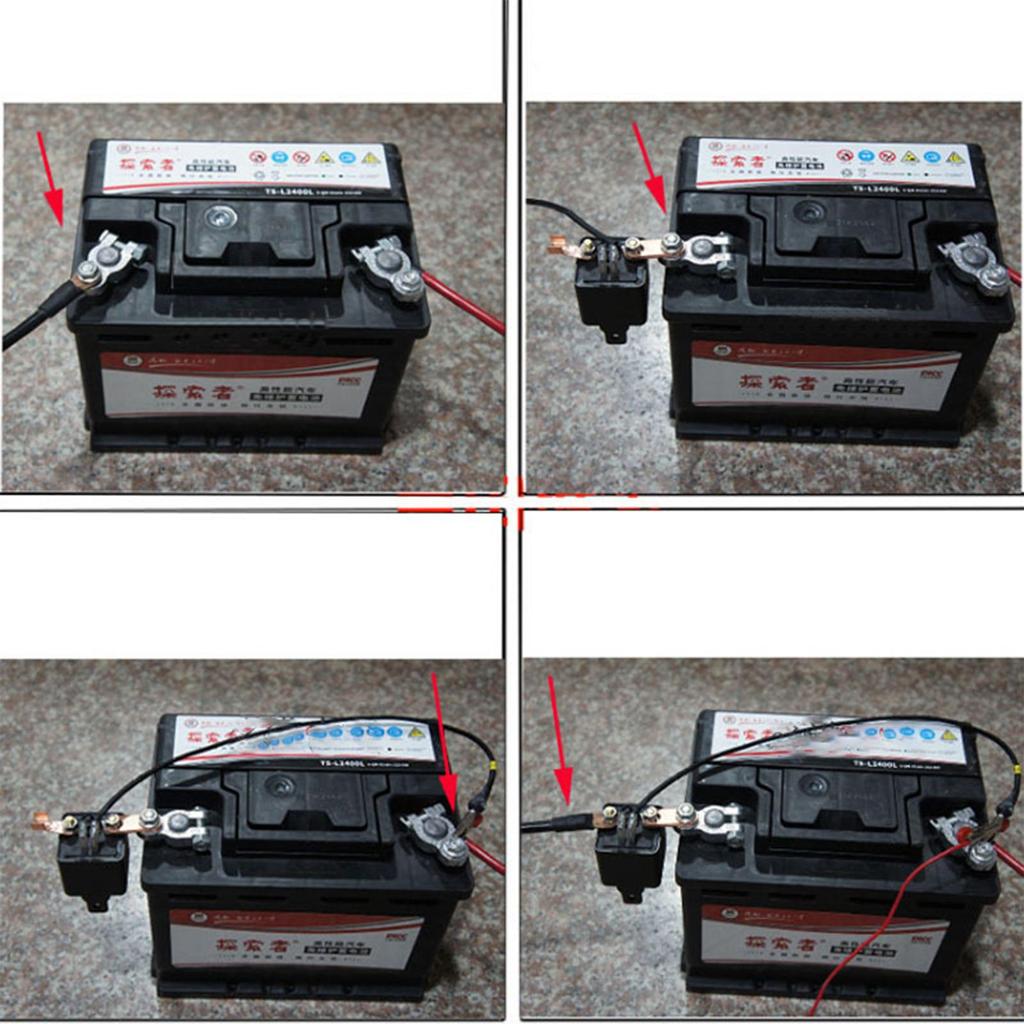 Universal Battery Switch Relay | Remote Control Battery Isolator | 24V / 12V 200A Wireless Remote Control Switch, Car Total Power Protection