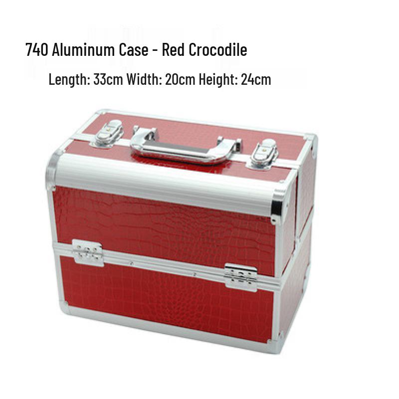 Professional Cosmetic and Manicure Tool Case: Portable Storage for Eyebrow, Eyelash, and Makeup Essentials