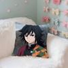 TTomiokas Giyuus Case Plush Fabric Soft Pillowcase Double Sided Print Cushion Cover Household Gifts