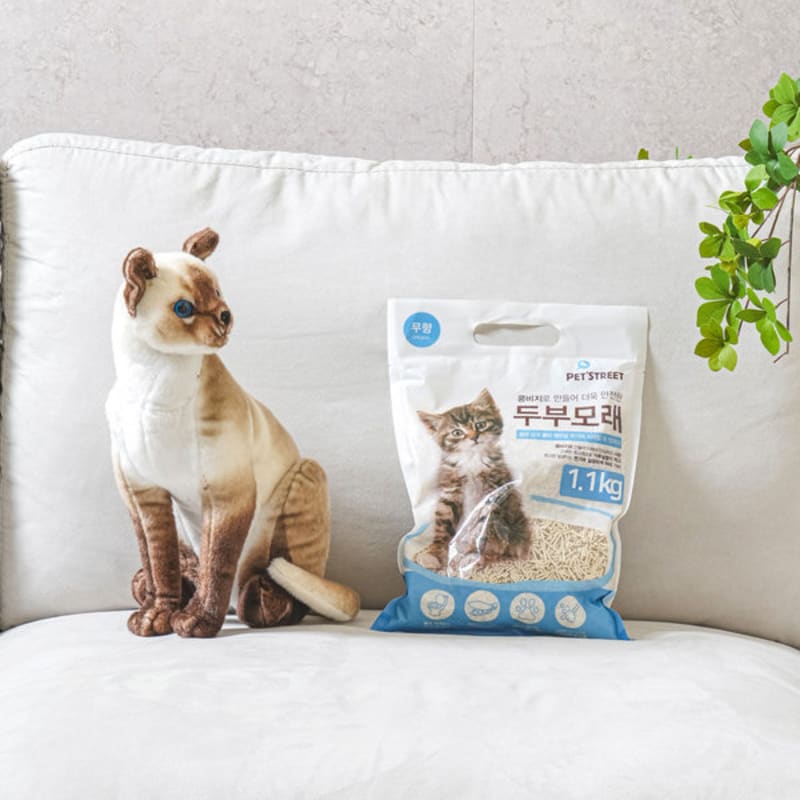 [Pet] Кошачий тофу песок 1,1 кг оригинальный