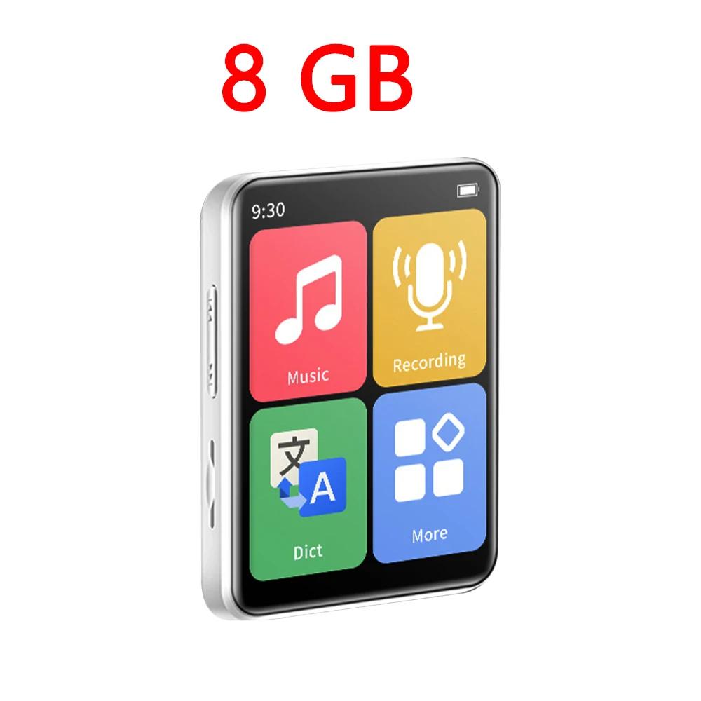 MP3-плеер Bluetooth 5.2 Полностью сенсорный Экран Студенческий Walkman Hifi Спортивный Музыкальный Плеер Mp4 Видео Плеер Встроенный Динамик С Электронной Книгой