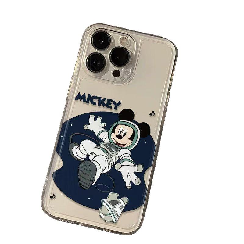 Космический Микки Маус подходит для чехла на мобильный телефон iphone11promax, простой, креативный и прозрачный Apple 11 мультяшный 1111.
