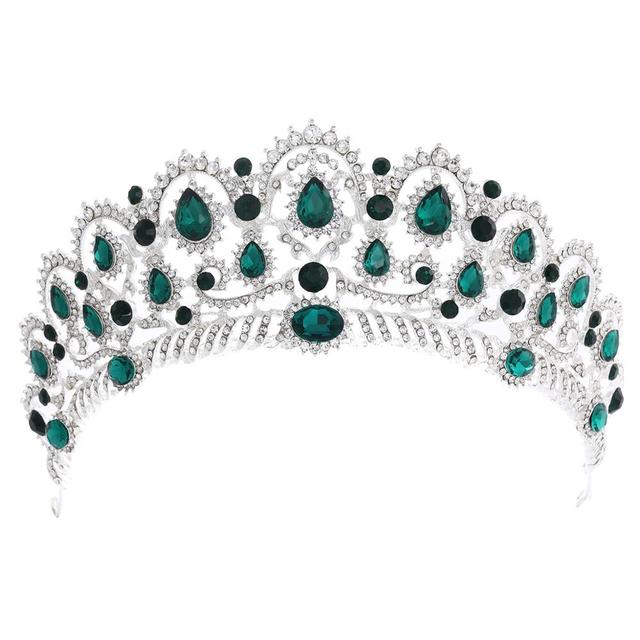 Европейская диадема карок большая корона хрустальная тиара свадебные королевские короны невесты диадемы со стразами аксессуары для волос для украшения головы