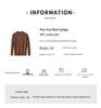 Hengyuanxiang Men's Thick 100% Wool Round Neck Knit Sweater