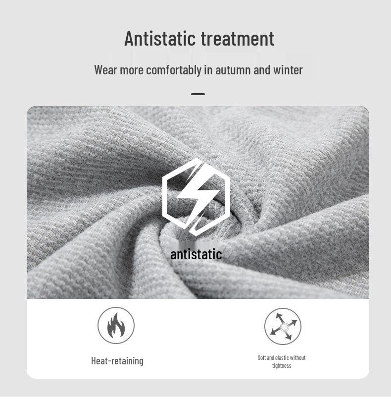 Мужская быстросохнущая эластичная футболка с длинным рукавом - Зимний базовый слой из флиса с начесом для пеших походов