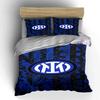 Blue-black with Inter logo. Bedding sets Duvet cover sets Duvet covers Pillowcases(1*Duvet Cover 2*Pillowcases without duvet insert)