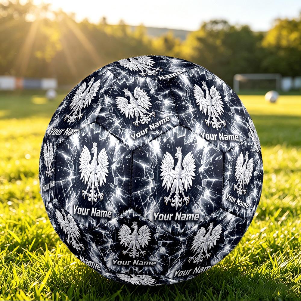 Personalized Size 5 Football Poland Football Pattern Outdoor Game Sports Ball Gift