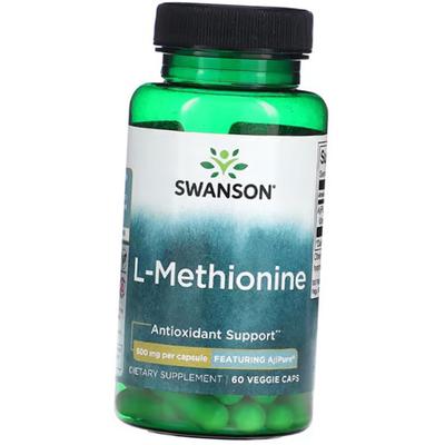Метионин в капсулах, L-Methionine Featuring AjiPure 500, 60вегкапс (27280021)