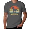 Just a Girl Who Loves Horses Vintage Horses Distressed Gift for Horse Lover TShirt Active Sports Short Sleeve Cotton Shirt