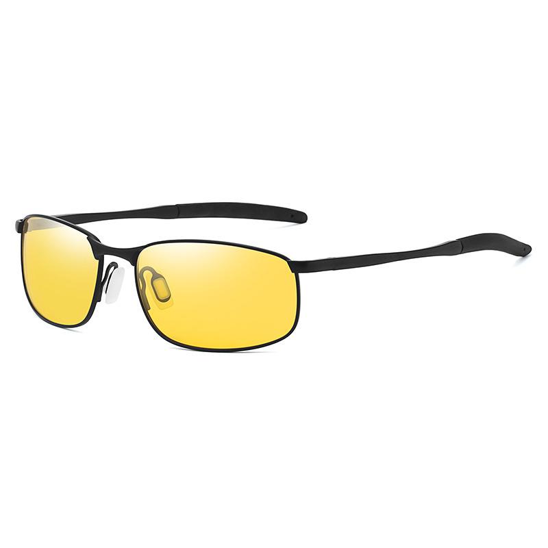 Металлические поляризованные солнцезащитные очки Мужские для вождения, езды, ветрозащитные очки, Мужские и женские для рыбалки, велоспорта, вождения, улицы, UV400