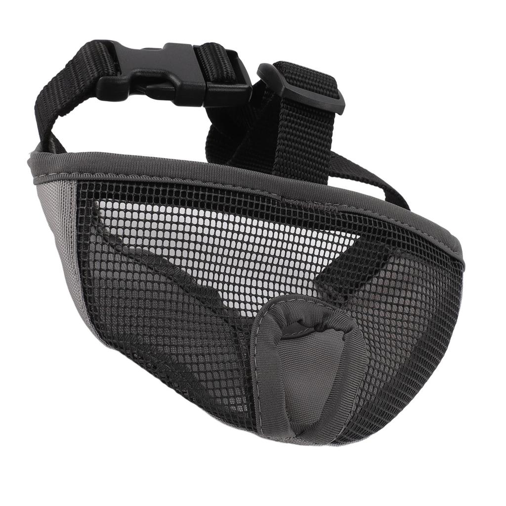 Short Snout Dog Muzzle Soft Comfortable Breathable Flat Face Bulldog Muzzle for Biting Chewing