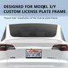Рамка номерного знака из алюминиевого сплава для Tesla Model 3/Y (Обновленный) Модификационные аксессуары