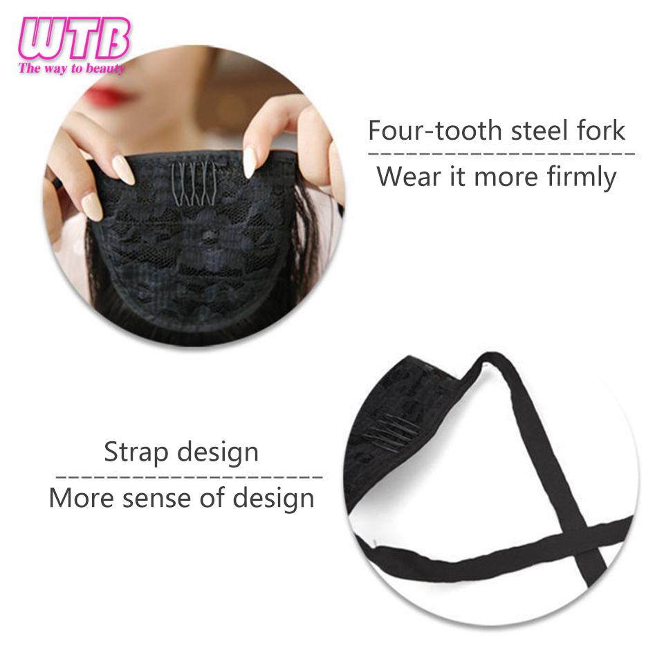 WTB синтетическое волокно для волос, термостойкие вьющиеся волосы с хвостиком, накладные волосы, наращивание волос, парик с конским хвостом и косами