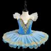 Girls' Ballet Tutu Strappy Tulle Skirt - Toddler Swan Dance Performance Costume