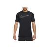 Pro Dri-FIT Logo Print Round Neck Comfortable Short Sleeve T-Shirt Men Tops Black DD1982-010