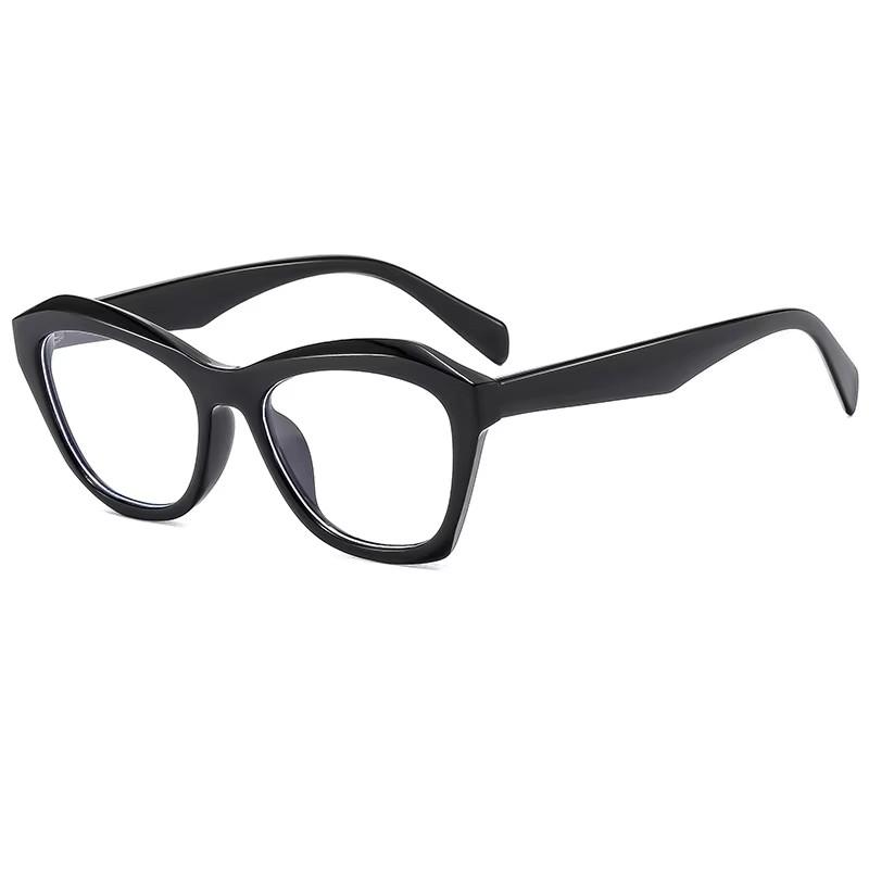 Cat Eye Shape Clear Glasses Vintage Trend Multi Color Optional Blue Light Blocking Glasses 3860