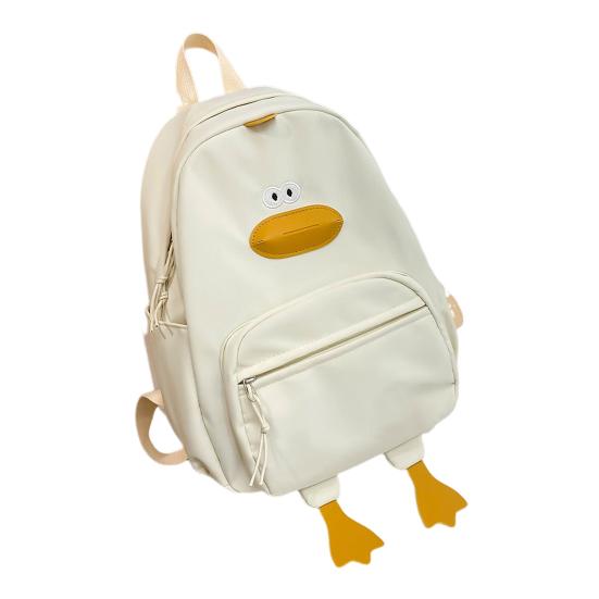 Забавный рюкзак большой емкости с милым дизайном утки из нейлоновой ткани, водонепроницаемый для детей, для школы