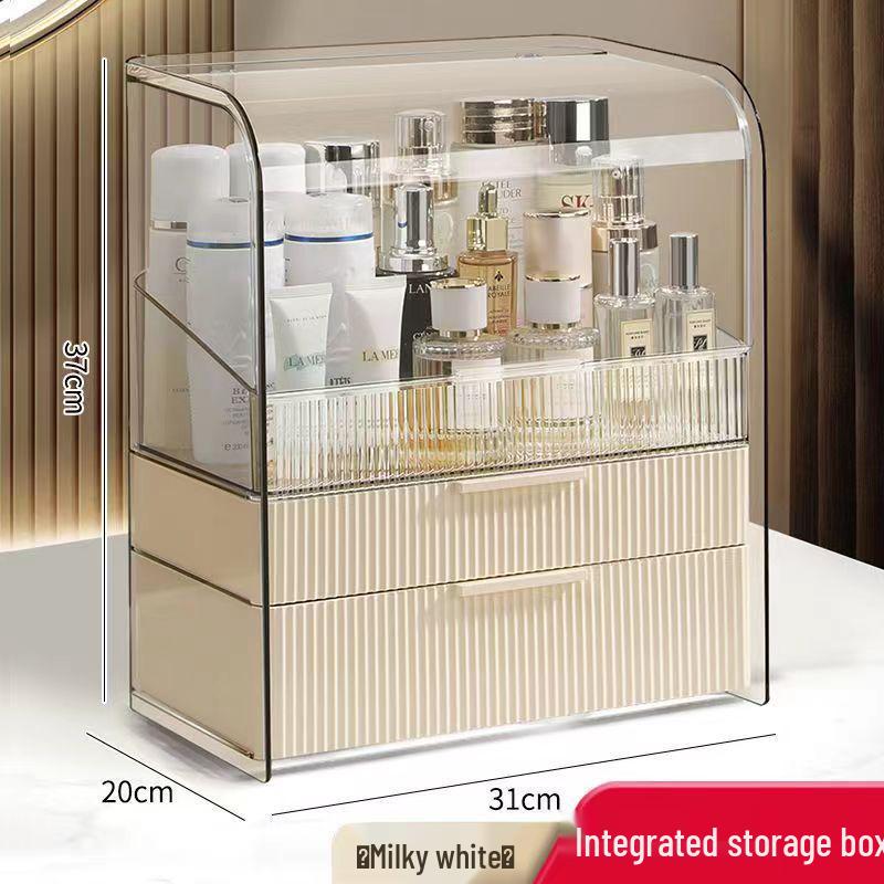 Dustproof Acrylic Makeup Organizer with Drawers