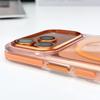 Роскошный цветной бампер-броня магнитный чехол для iPhone 17 Air 16 15 14 13 Pro Max Plus для беспроводной зарядки Magsafe прозрачная мягкая крышка