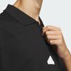 adidas Удобная повседневная спортивная рубашка-поло с коротким рукавом, мужские топы, черные IT3934