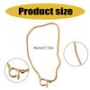 Stainless Steel Carabiner Clasp Necklace Sturdy Versatile Fashion Accessory for Daily Wear and Travel Stylish Outfits