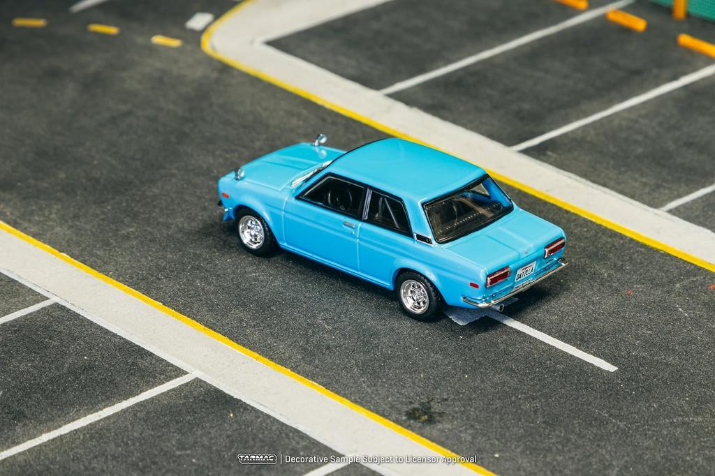 TARMACWORKS Datsun 510 Светло-голубой Готовая модель 1/64 T64R-052-LB